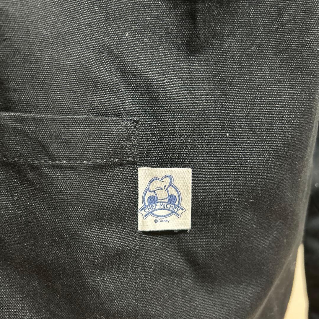 レトロ　未使用　ミッキーマウス シェフデザイン エプロン　しっかり厚地