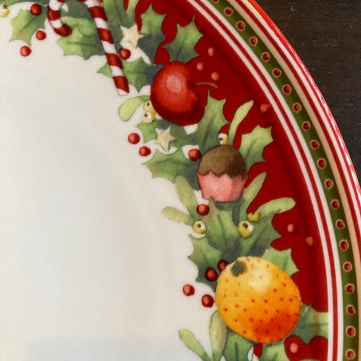 ビレロイボッホ　クリスマス　皿　リース　ウエッジウッド　②