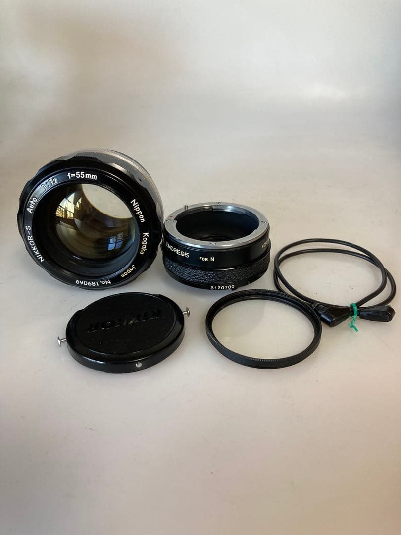 中古NikomatoFTN NIKKOR55mm f1.2、SB-15、テレモア
