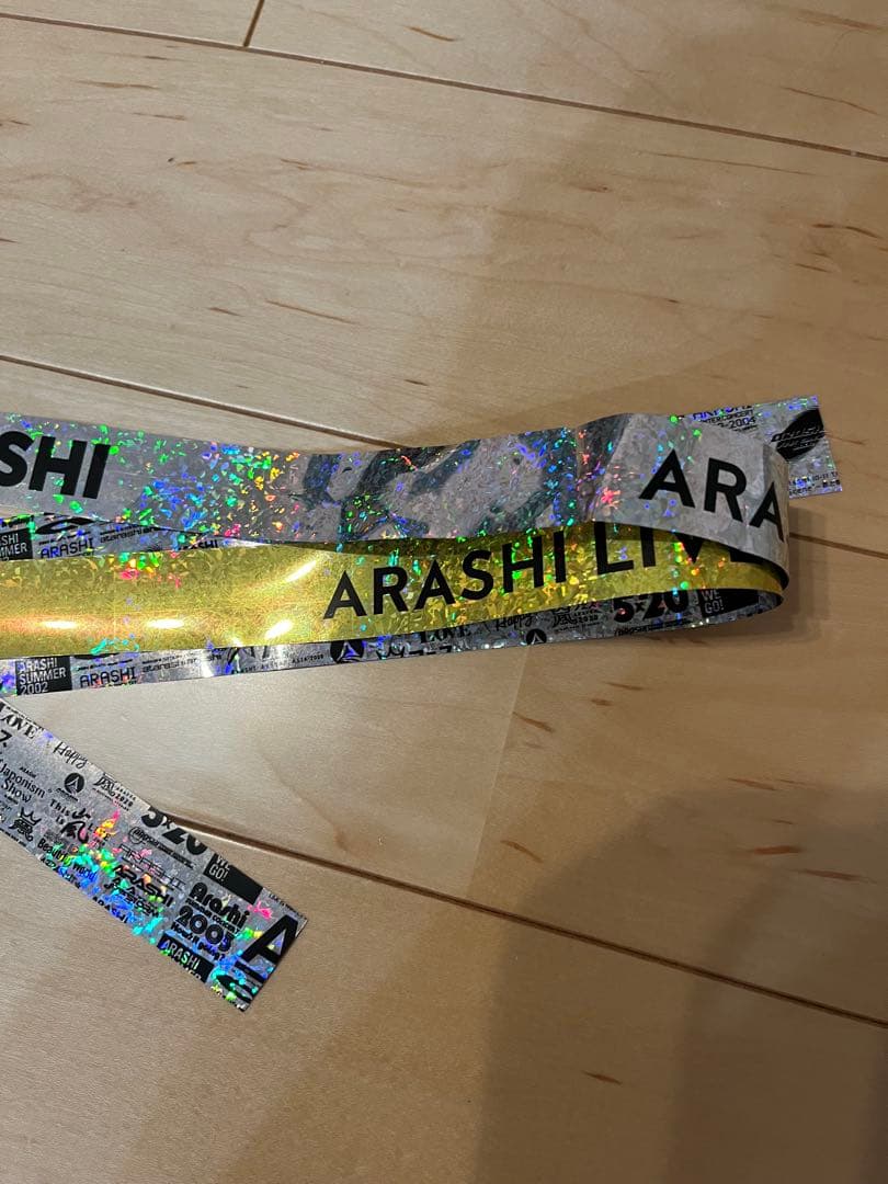 嵐　ARASHI LIVE TOUR 2026 銀テープ 金色銀色 各一本ずつ