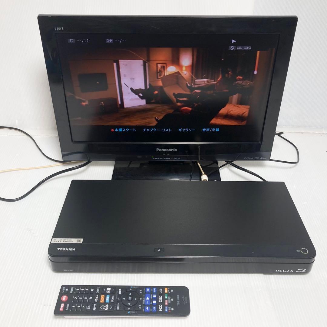 美品 東芝 REGZA ブルーレイレコーダー DBR-W1007 2018年製