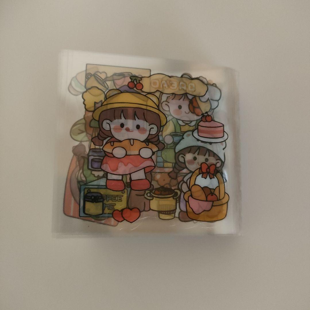 ゆう コラージュ素材 まとめ売り シール 紙もの 海外