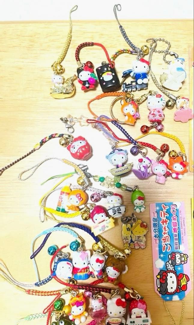 ご当地ハローキティ ストラップ セット