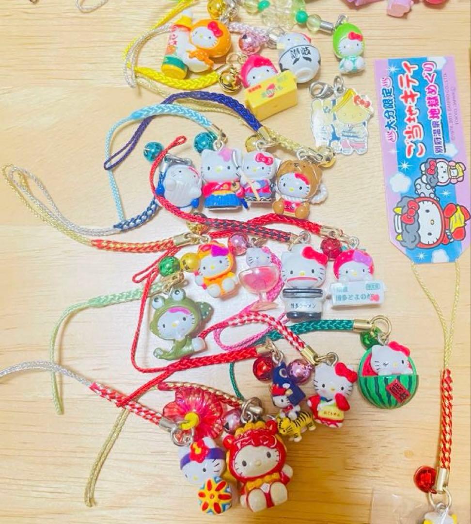 ご当地ハローキティ ストラップ セット