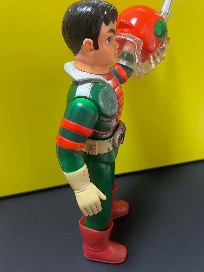 仮面ライダーV3 面取れソフビ　当時物