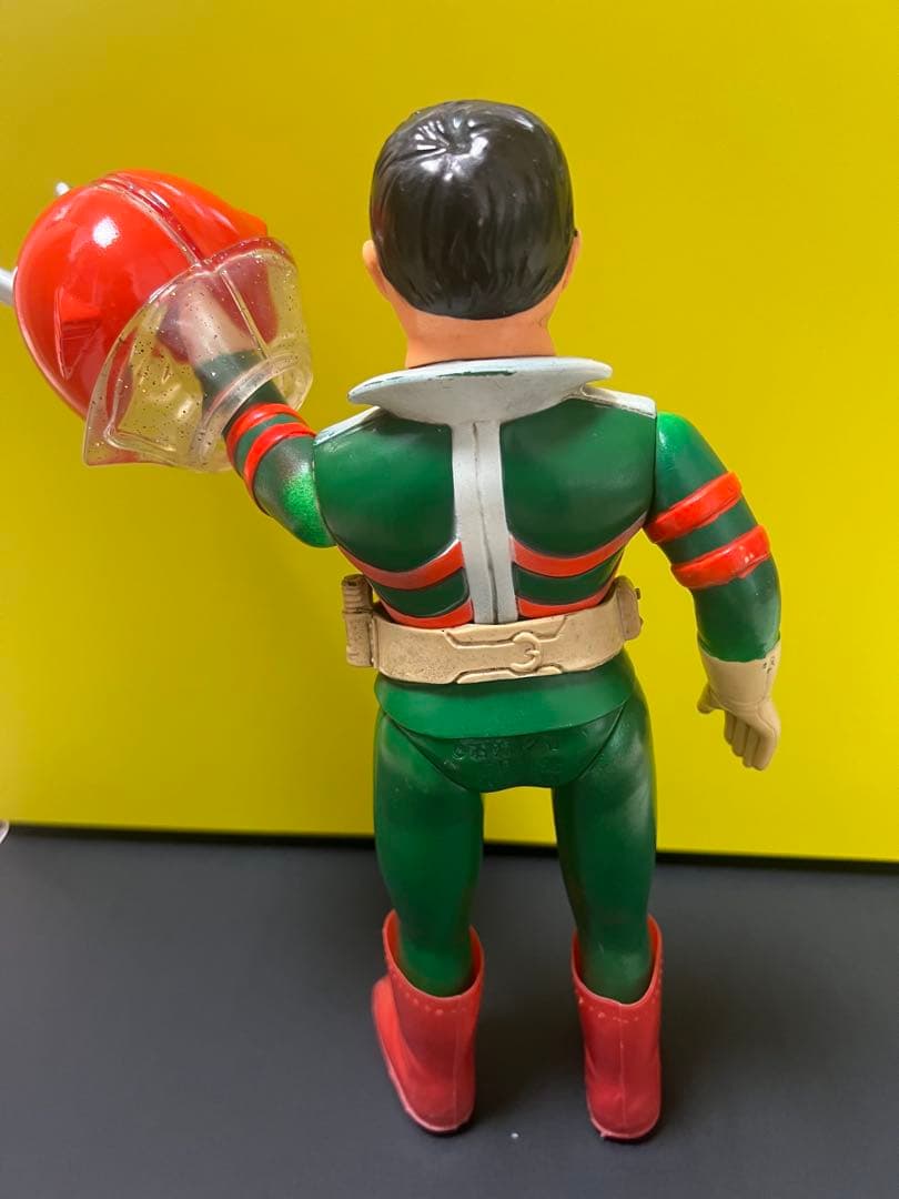 仮面ライダーV3 面取れソフビ　当時物