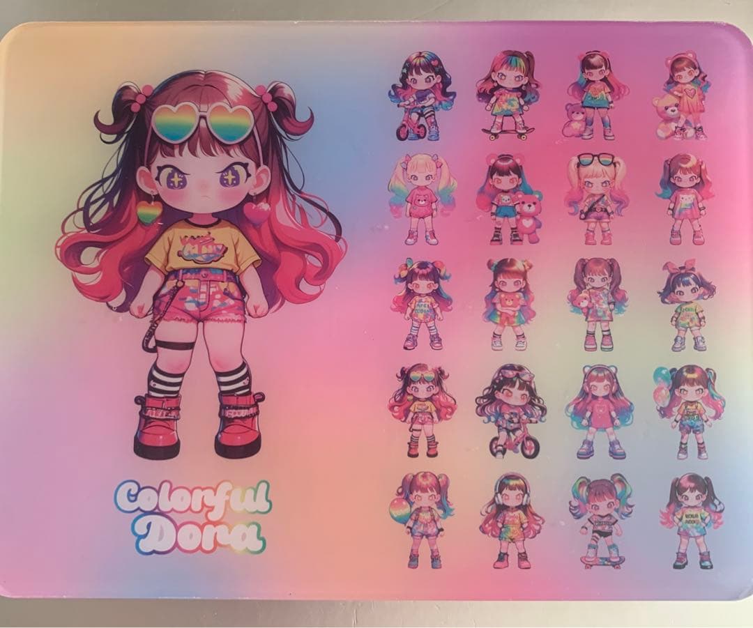 ドラ 長方形 アクリル