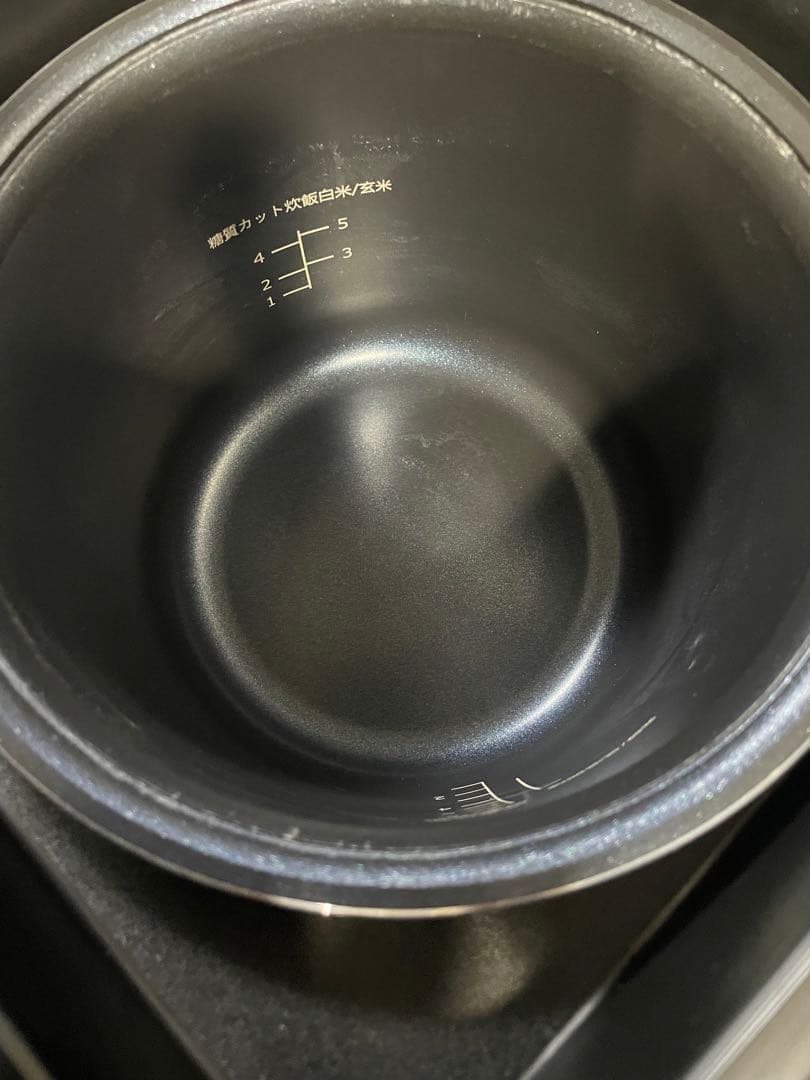 LOCABO:V 糖質カット炊飯5合／通常炊飯8合 炊飯器 ブラック