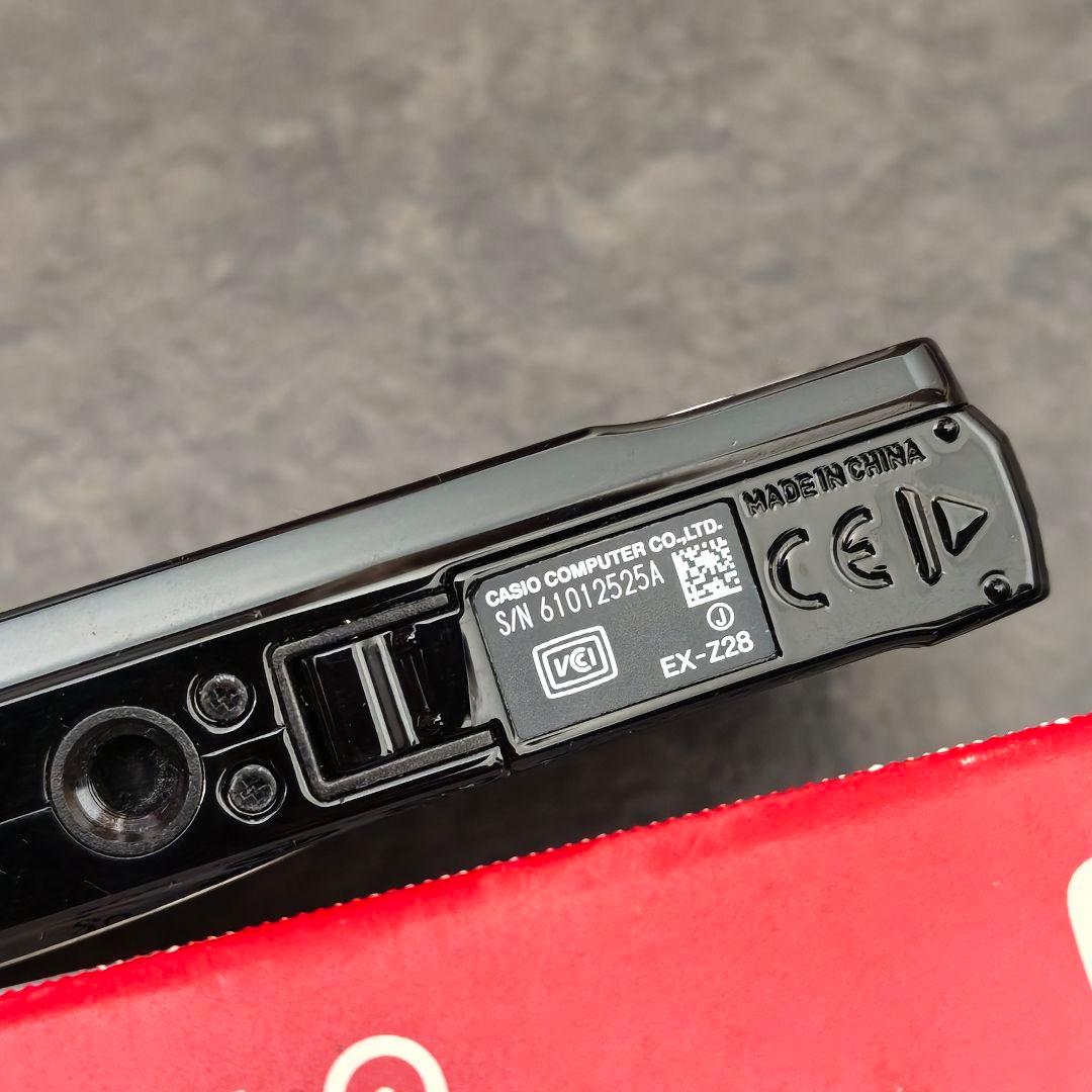 【美品/動作確認済】CASIO EXILIM EX-Z28 ブラック