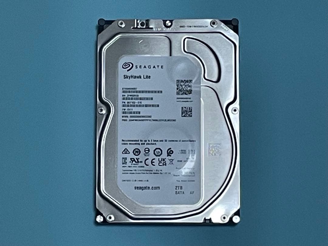 【使用時間２H 】DIGA換装用 2TB SeagateSkyhawkLite