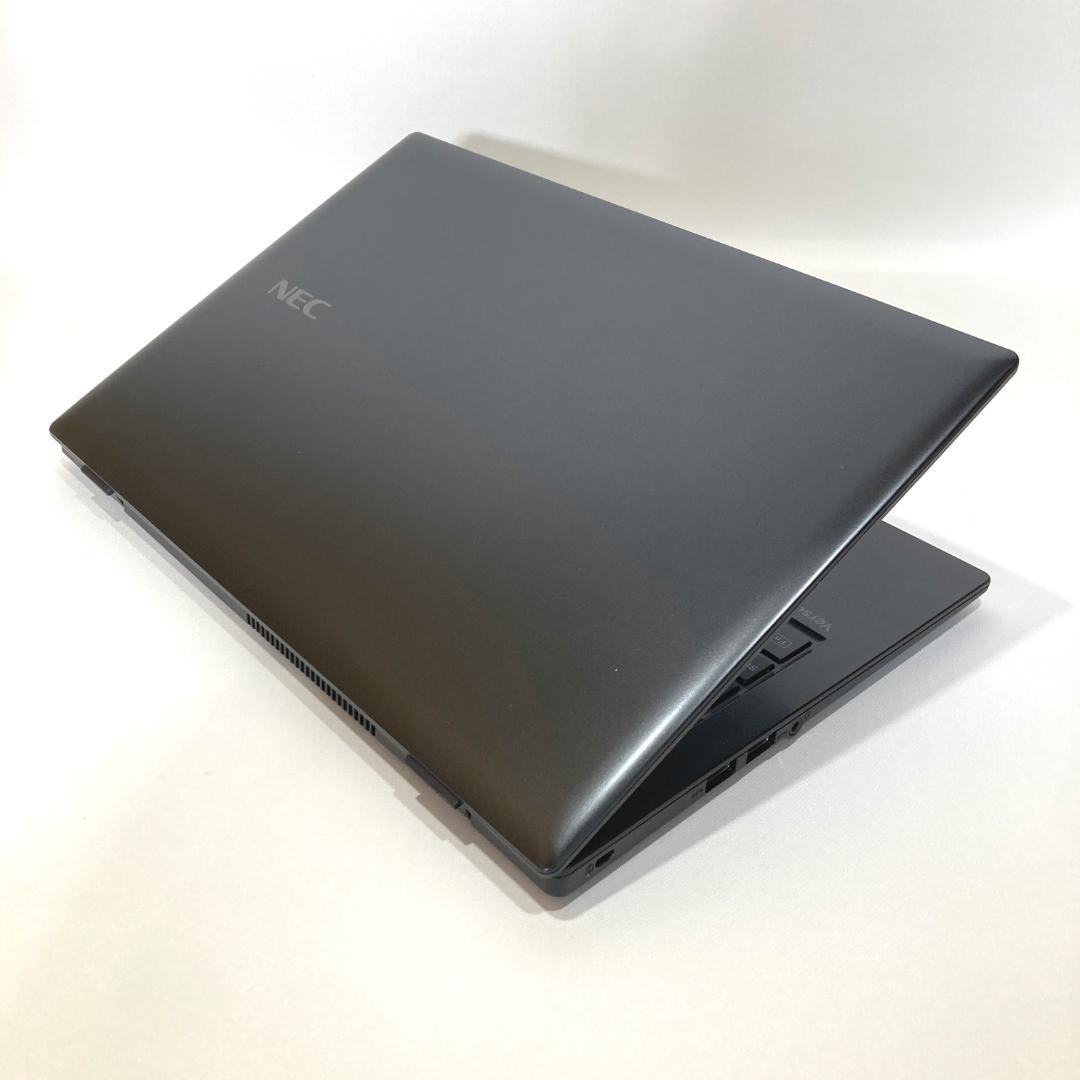 初心者✨スリム・カメラ付き・大容量✨黒✨すぐ使えるノートパソコン◇T432-2