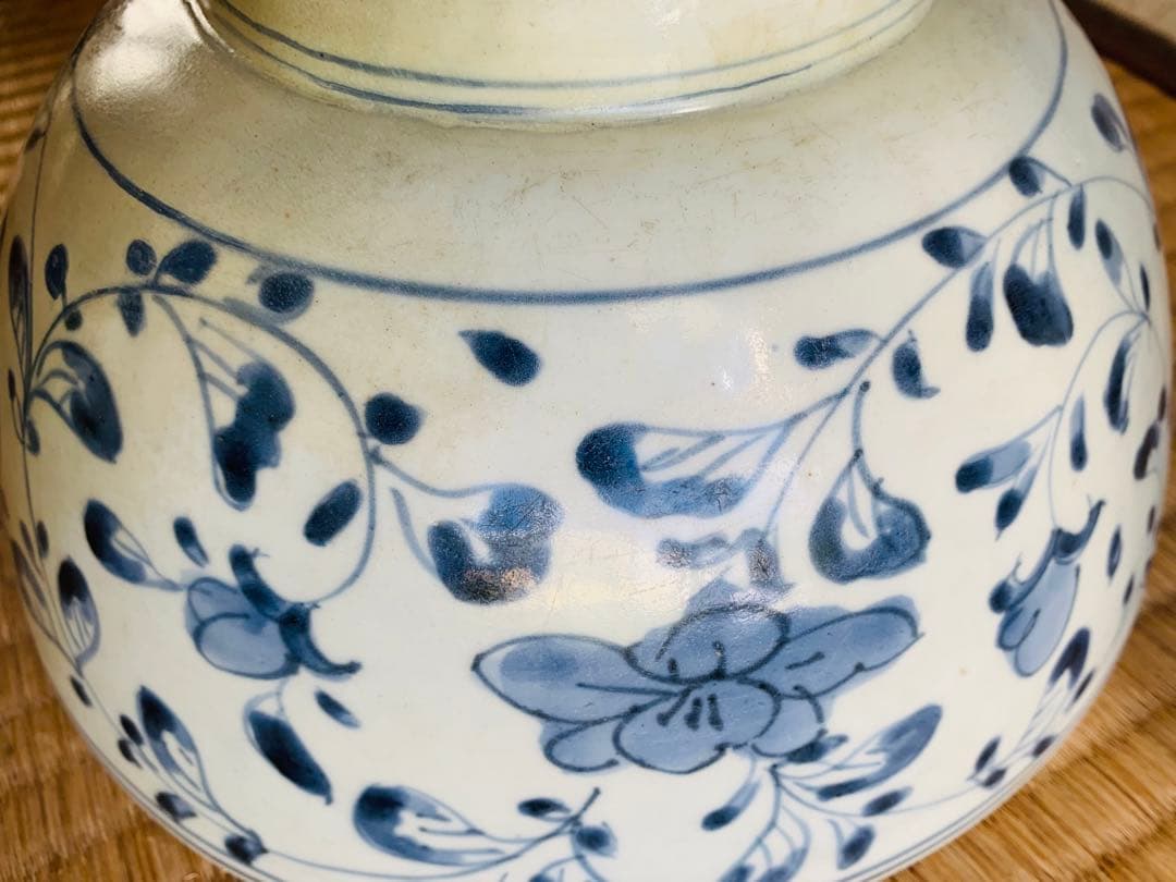 中国明時代末期清時代早期染付大碗