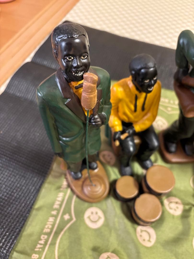 ジャズ　バンド　置物　陶器　インテリア　　楽器