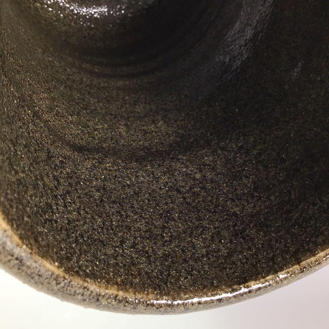 Ｐ９１９　水指　『高垣帰泥造』『於丹沢寄』『胴締水指』　共箱　茶道具