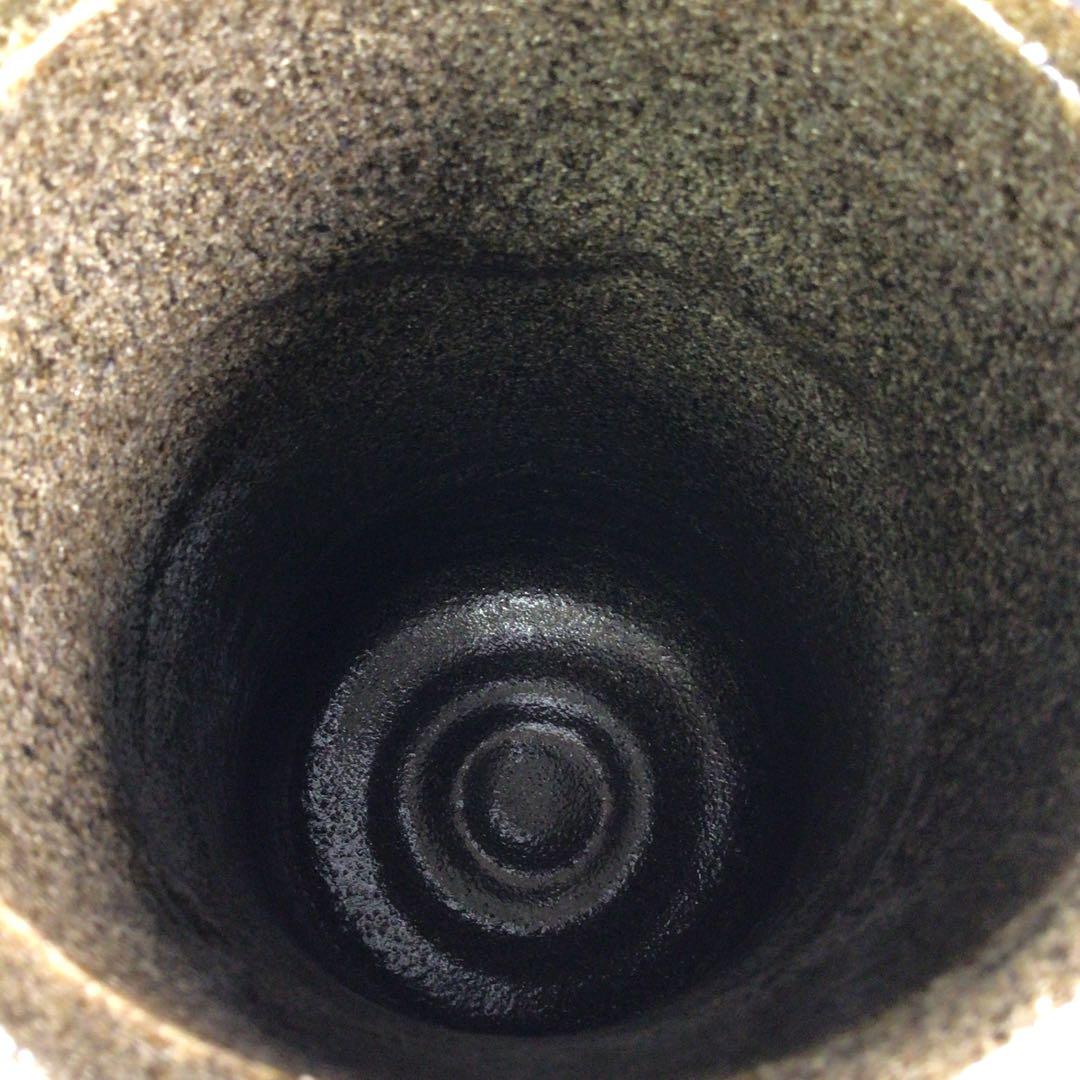 Ｐ９１９　水指　『高垣帰泥造』『於丹沢寄』『胴締水指』　共箱　茶道具