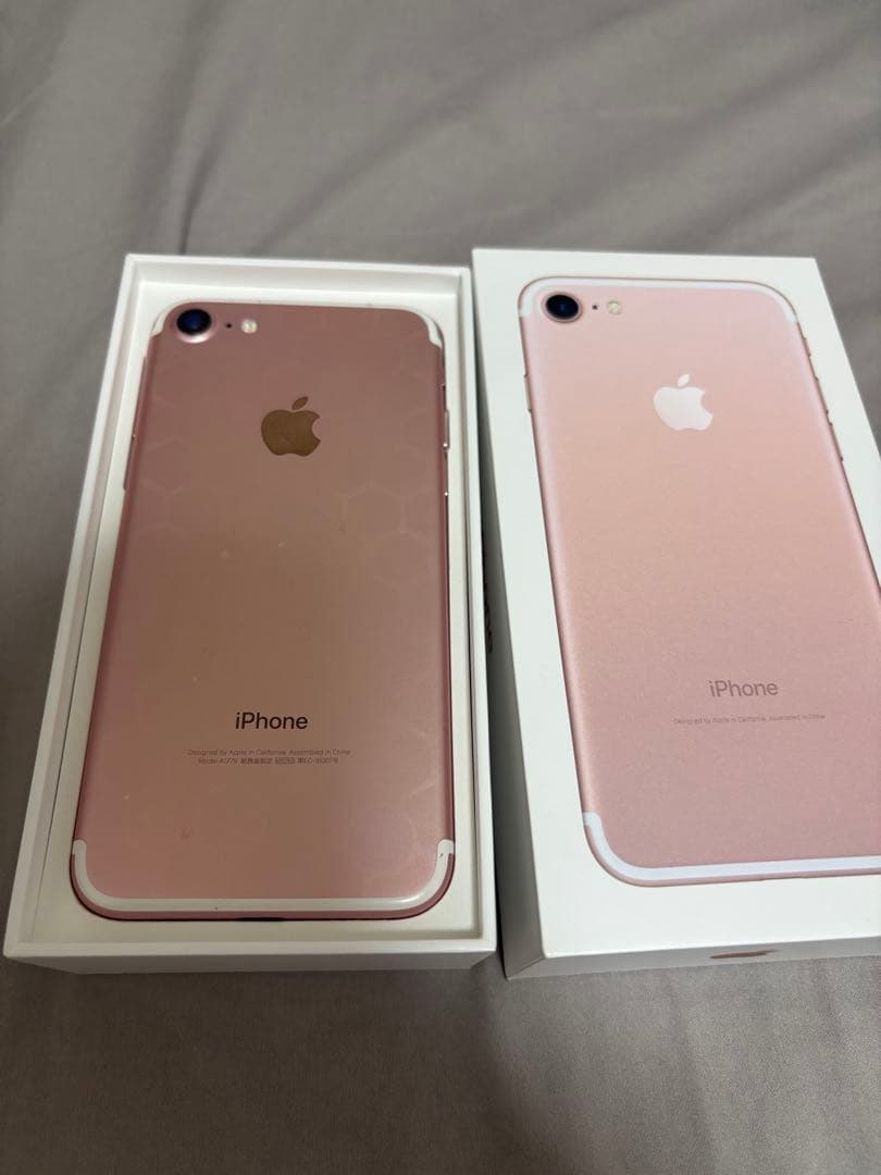 iPhone 7 ローズゴールド 128GB SIMフリー 箱あり