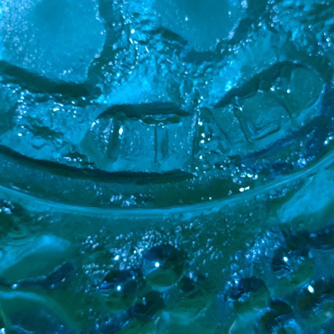 希少デッドストックイタリア製ヴィンテージ ガラスボウル6SET ターコイズブルー