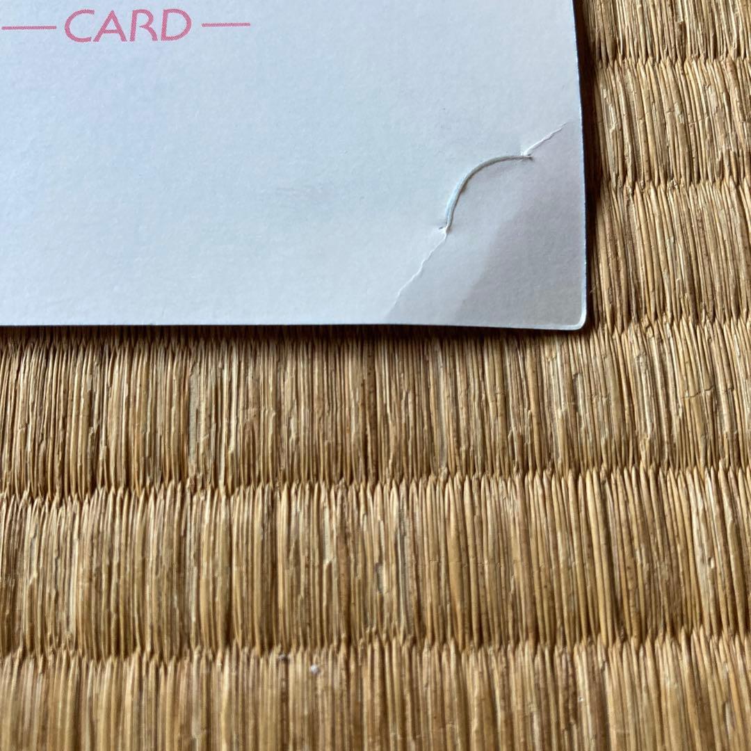 ルパン3世 カリオストロの城 テレカ(使用済み) 封筒 台紙