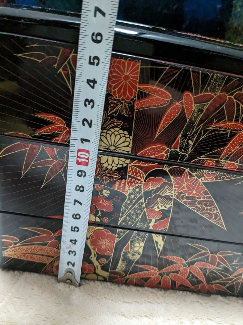 【レトロ】3段の重箱と祝い膳セット