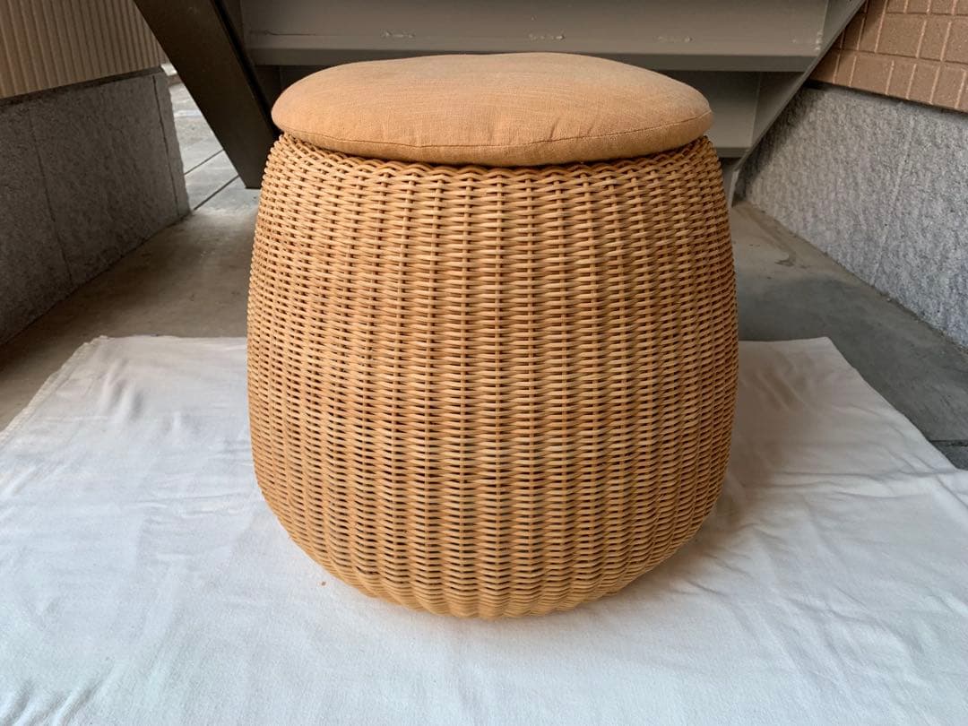 希少 山川ラタン 剣持勇デザイン ヴィンテージ スツール ジャパニーズモダン C