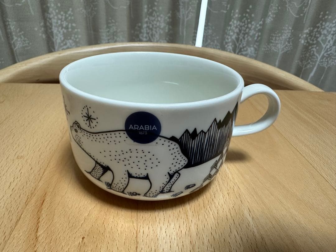 【新品未使用/レア】アラビア　ピーロパイッカパッカネン　スープマグ　シール付