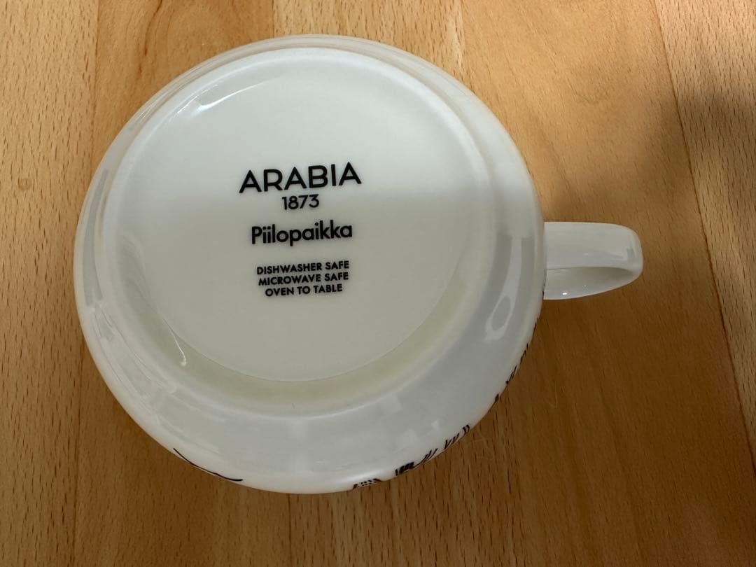 【新品未使用/レア】アラビア　ピーロパイッカパッカネン　スープマグ　シール付