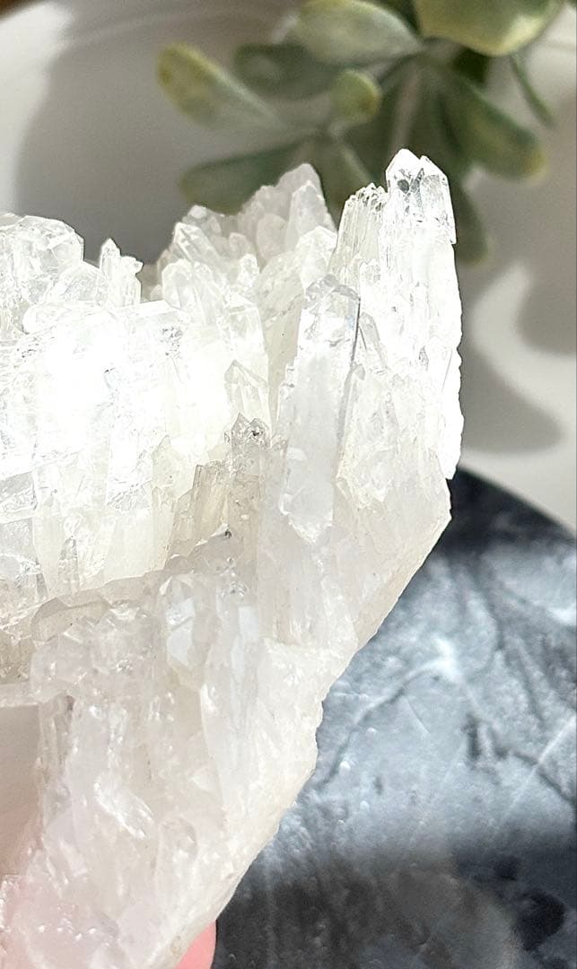 ファーデンクォーツクラスター 天然石 水晶 パワーストーン〈2801320〉