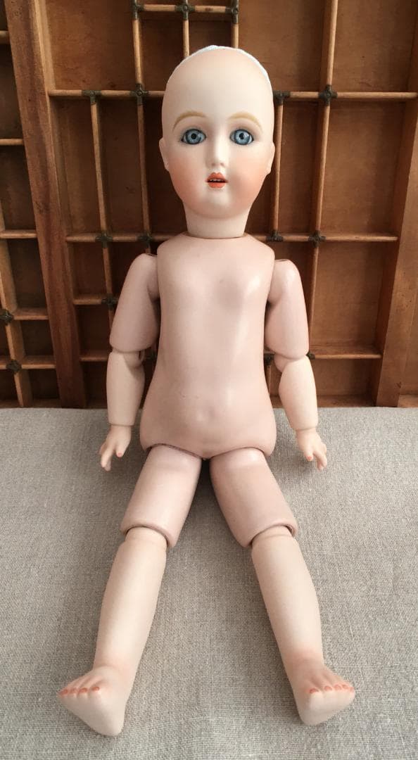 ビスクドール JULLIEN 11(2/22J ヌードボディー 43cm 難あり