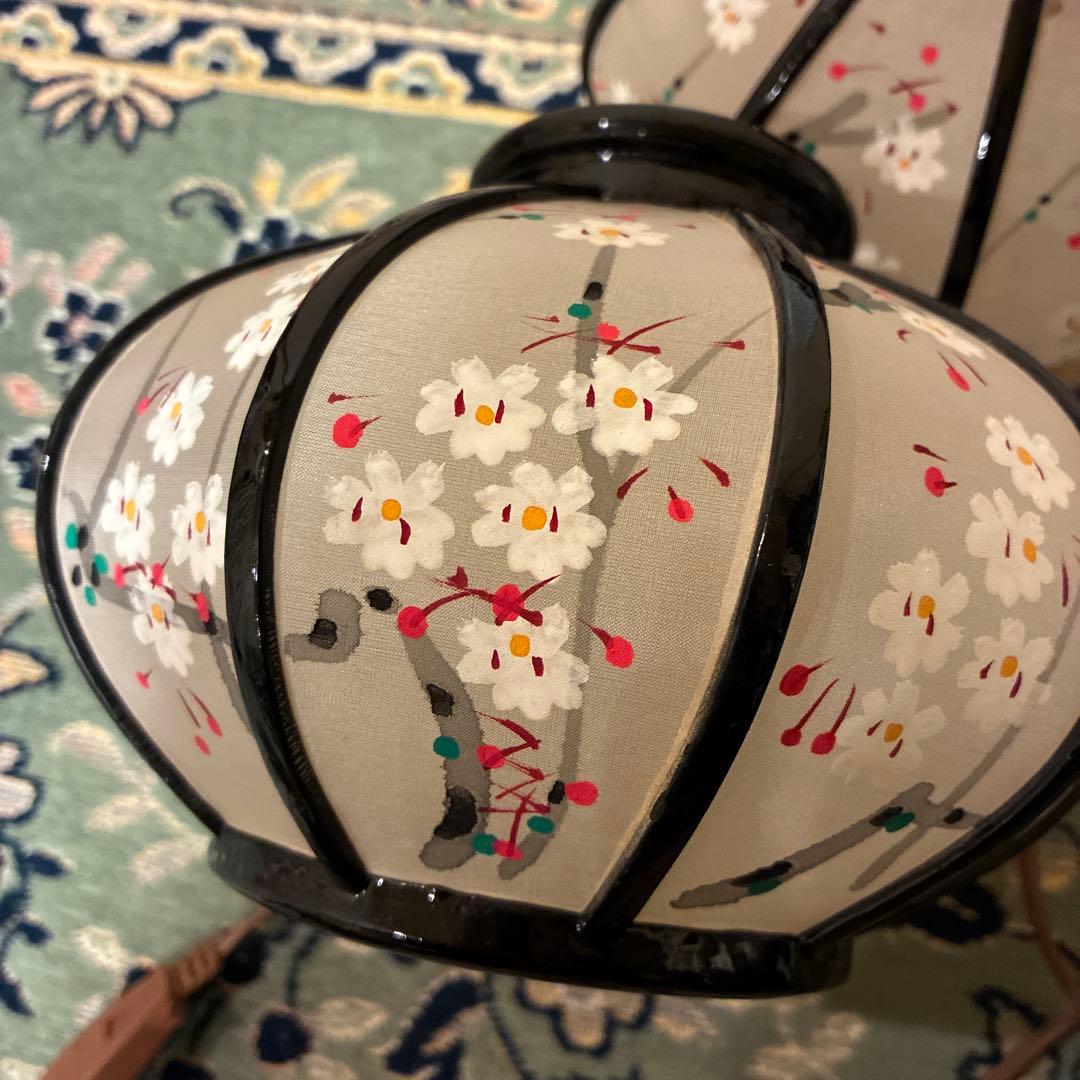 お雛様雪洞　白桜　木製特大雪洞