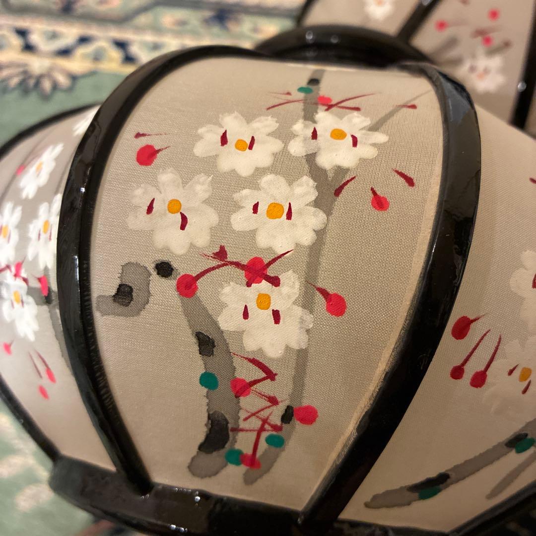 お雛様雪洞　白桜　木製特大雪洞