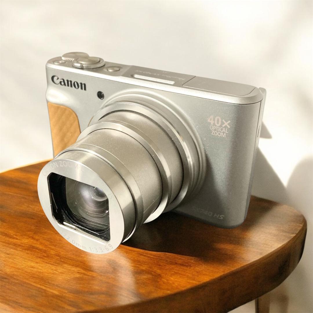 デジカメ Canon PowerShot SX740 HS（シルバー）