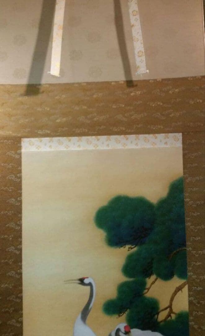 712z37絵画 日本画掛軸 茶掛軸 玉堂 骨董 掛け軸