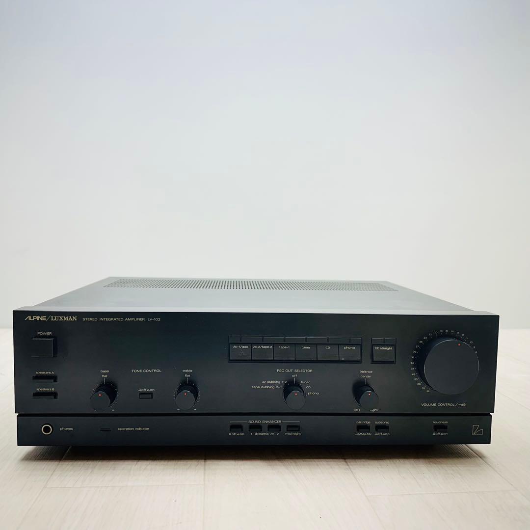 ALPINE ステレオインテグレーテッドアンプ　LV-102