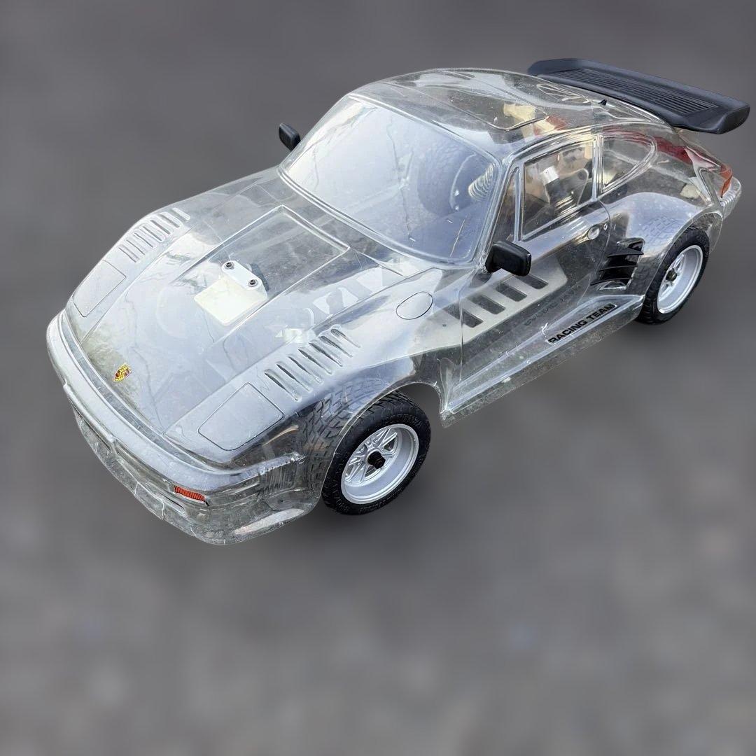 京商 1/10 ポルシェ911フラットノーズ　ダートオーバルレーサー (当時物)