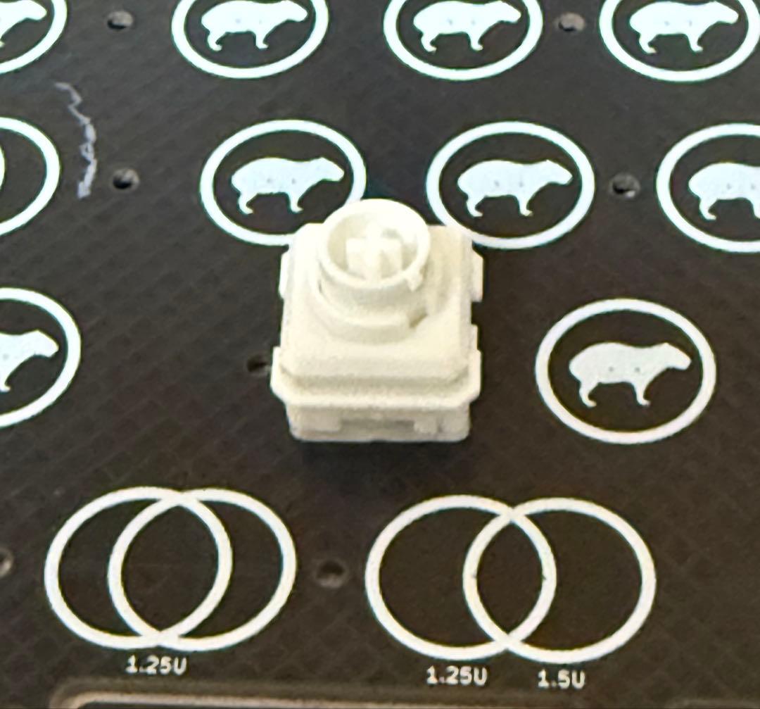 静電容量無接点方式の自作キーボードCapybully　PCBA基板 その他セット