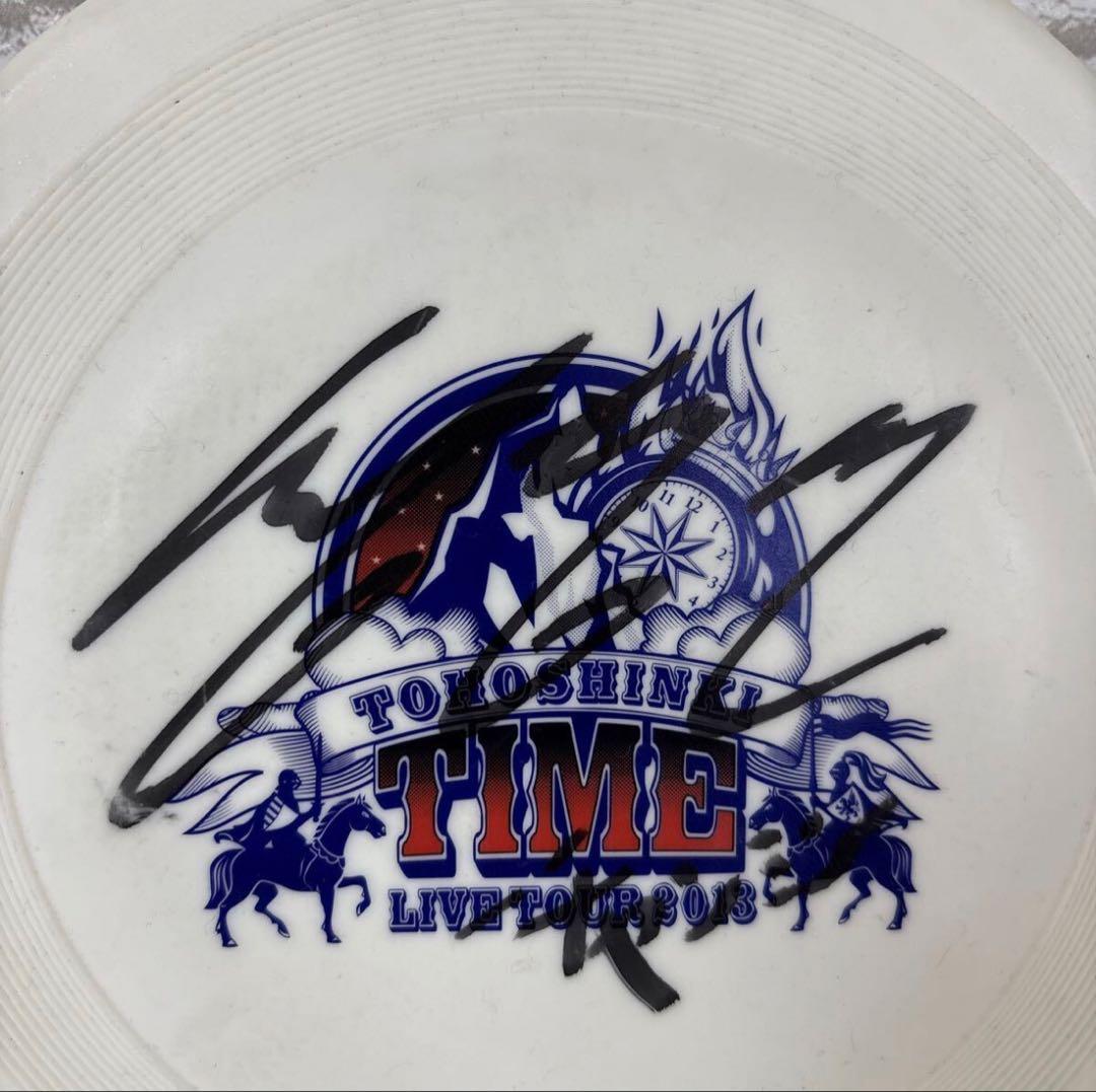 東方神起 TIME 2013 ライブ会場配布品 チャンミン直筆サイン入り レア