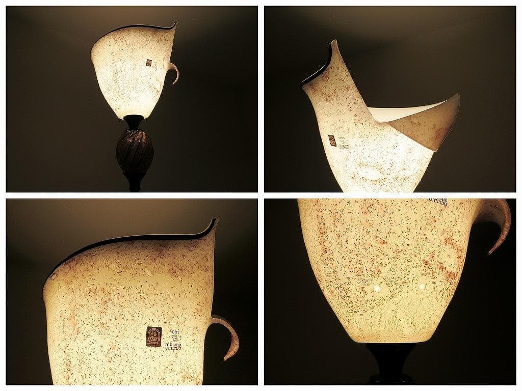 イタリア ザネッティ ムラーノガラス フロアスタンド 照明 ランプ ヴェネチアン