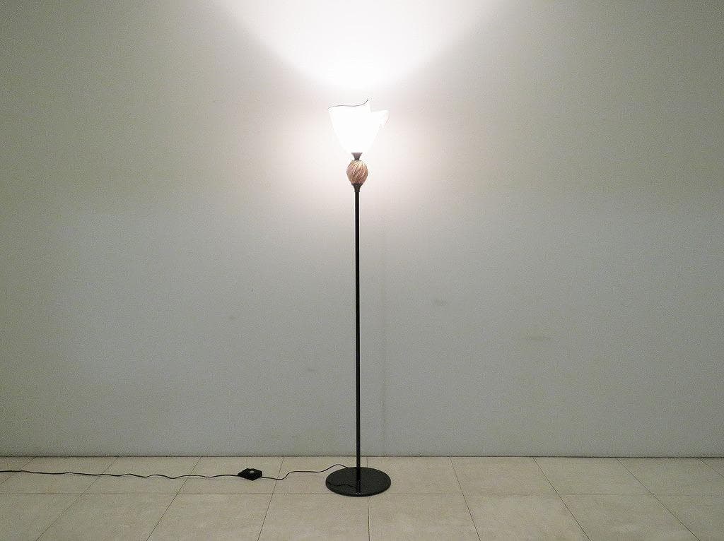 イタリア ザネッティ ムラーノガラス フロアスタンド 照明 ランプ ヴェネチアン