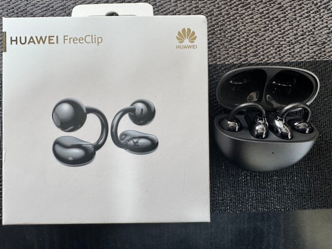 HUAWEI FreeClip ワイヤレスイヤホン ブラック