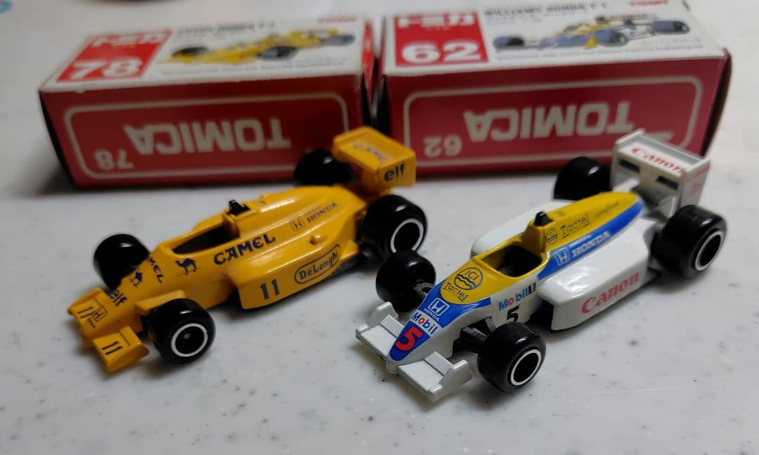 廃盤トミカ　ロータスホンダ /ウィリアムズホンダ