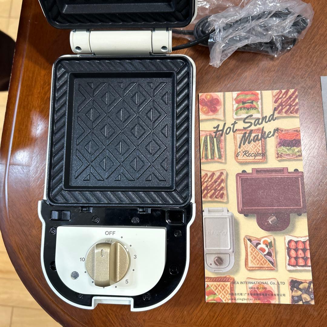 ホットサンドメーカーシングル　BRUNO