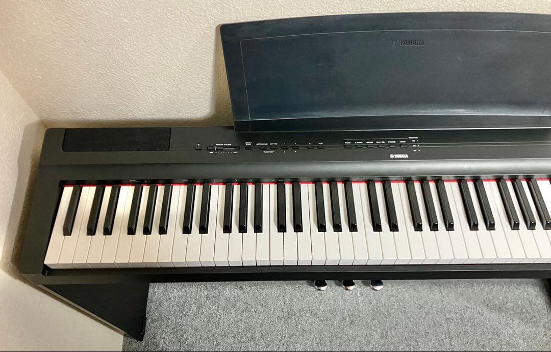 【美品】YAMAHA 電子ピアノ P-125B【無料配送可能】