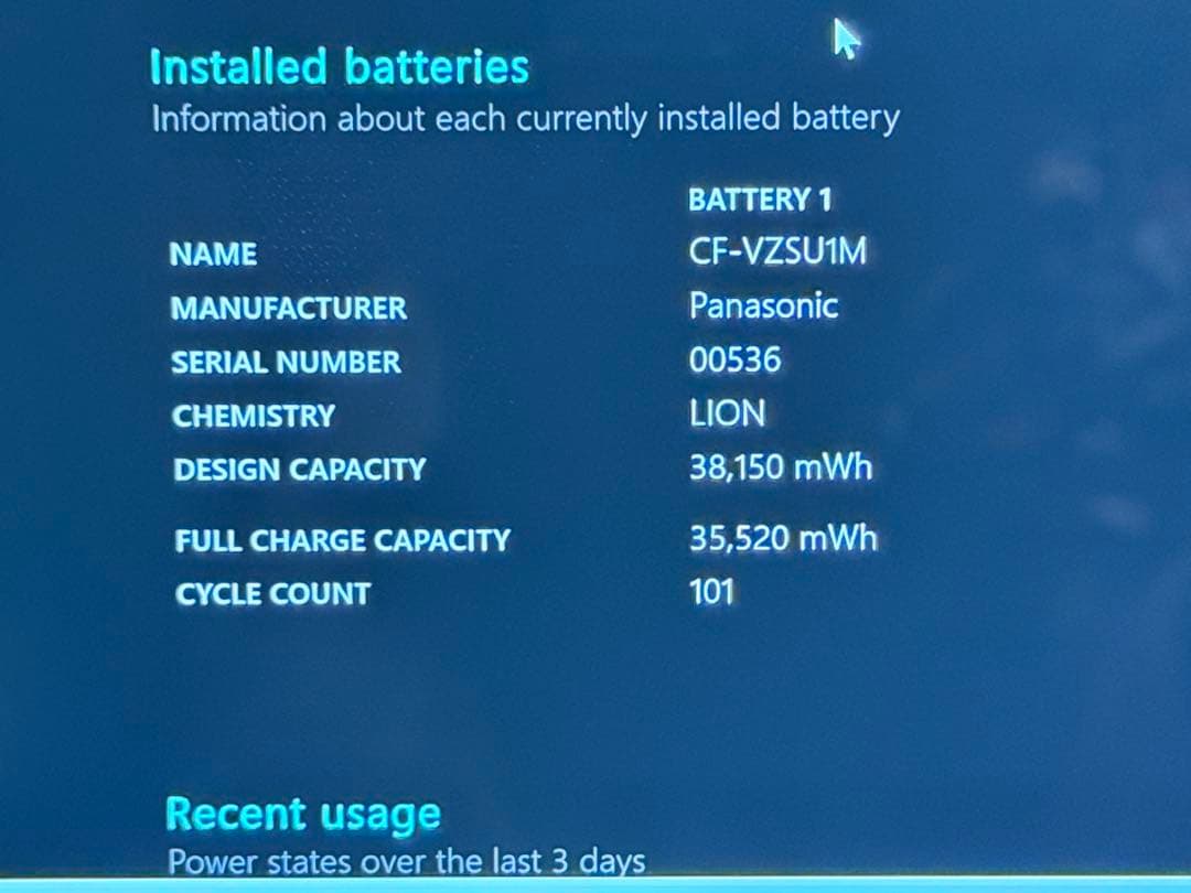 レッツノートCF-QV i5-10310U 16GB SSD256GB