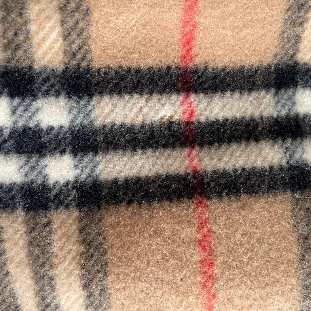 未使用　BURBERRYウール100%毛布　ウール毛布　伝統　ノバチェック