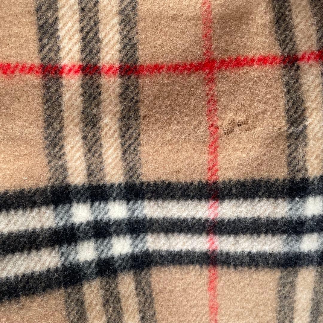 未使用　BURBERRYウール100%毛布　ウール毛布　伝統　ノバチェック