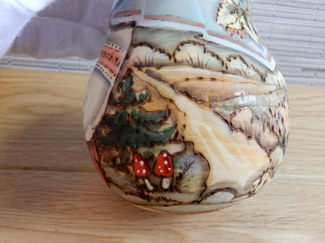 アンナ・カトコワ　おきあがりこぼし　きのこ摘み　マトリョーシカ　作家もの