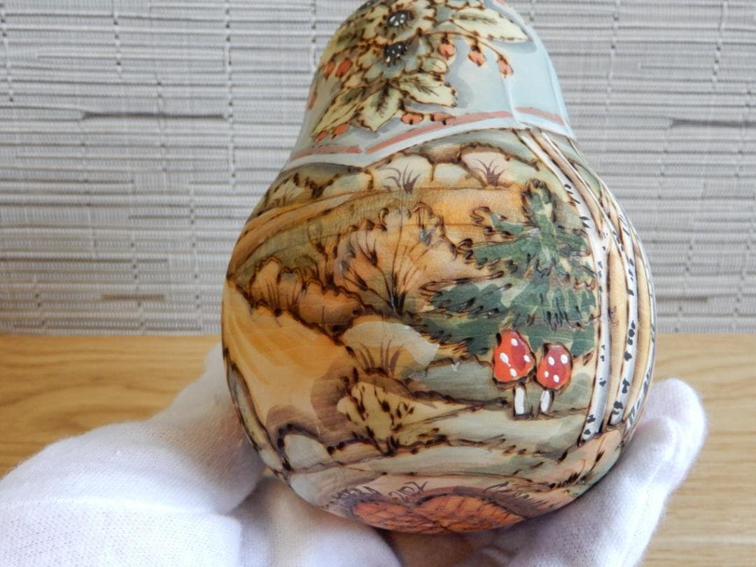 アンナ・カトコワ　おきあがりこぼし　きのこ摘み　マトリョーシカ　作家もの