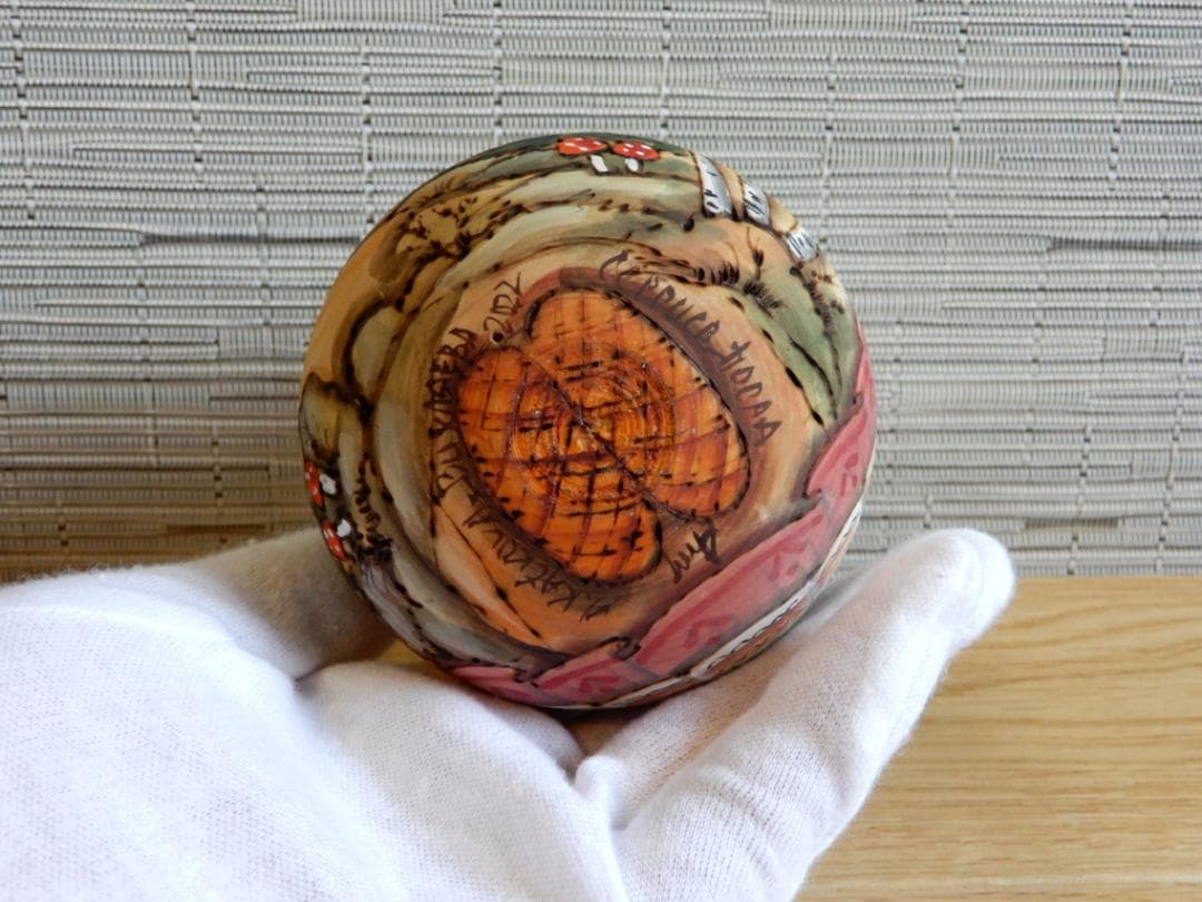 アンナ・カトコワ　おきあがりこぼし　きのこ摘み　マトリョーシカ　作家もの