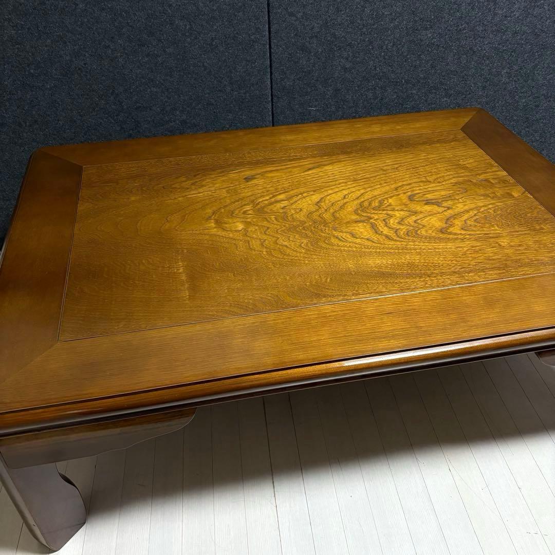 座敷机　レトロ　ちゃぶ台　折りたたみ　座卓　天然木　ローテーブル　ヴィンテージ