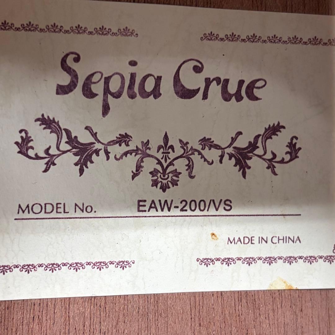 美品 Sepia Crue エレアコ EAW-200/VS ビンテージバースト